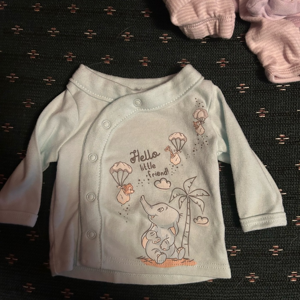 Adorable Baby Blue Elephant Shirt
